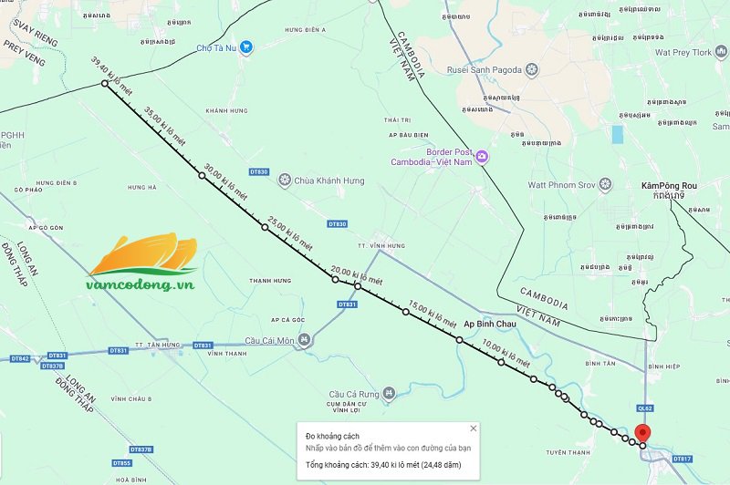 096.06.01 Hình vẽ vệ tinh đường tỉnh 819B